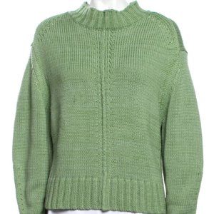 MOUSSY Relaxed Mock Neck Sweater